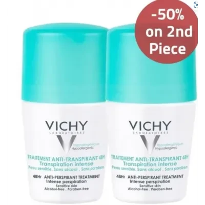 VICHY DEO ROLL OFFER-INTENSE GREEN 48H (1+1)