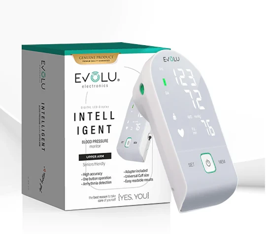 EVOLU INTELLIGENT UPPER ARM BP MONITOR (WHITE)