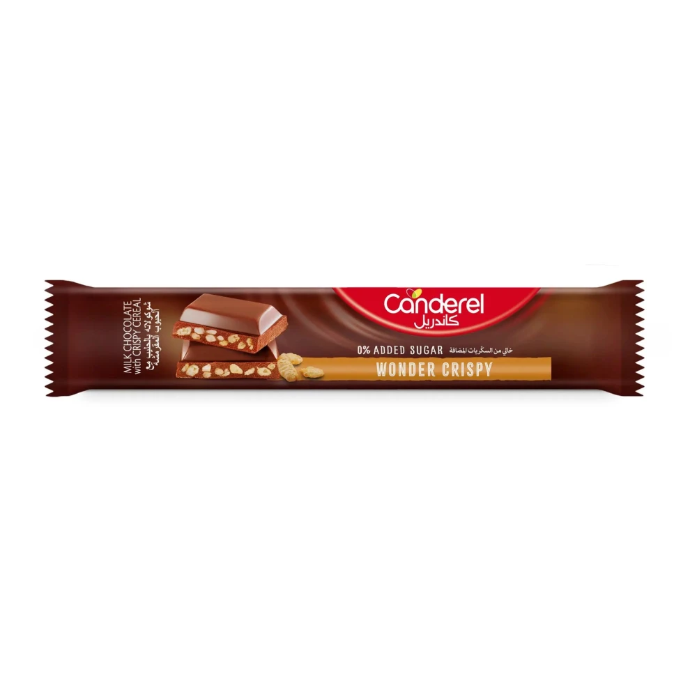 Canderel Milk Chocolate Crispy Almond 27gm
