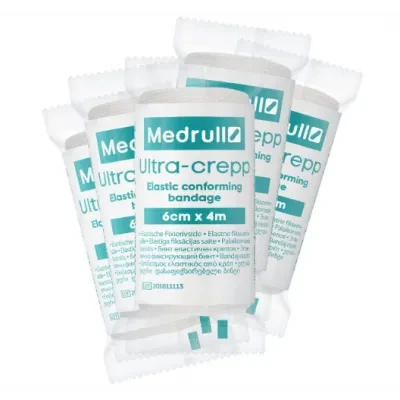 MEDRULL ELASTIC CONFORMING BANDAGE ULTRA-CREEP 6CM X 4M ML