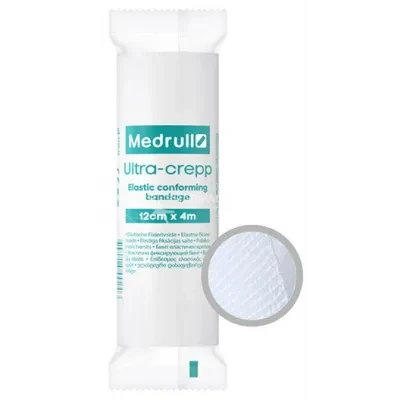 MEDRULL ELASTIC CONFORMING BANDAGE ULTRA-CREEP 8CM X 4M