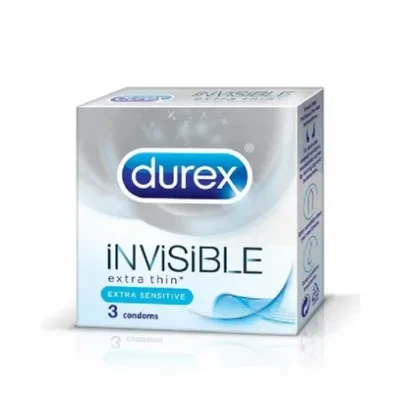 DUREX INVISIBLE EXTRA THIN 3S