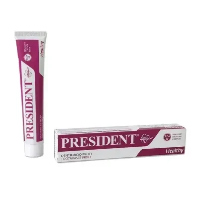 PRESIDENT HEALTHY ANTIBACTERIAL TOOTHPASTE WITH CHLOREXIDINE 75ML