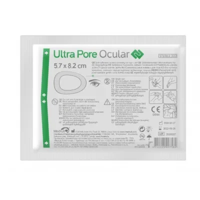 MEDRULL ADHESIVE WOUND DRESSING FOR EYE CARE, OVAL SHAPE5.7 X 8.2 CM