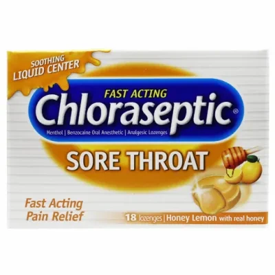 CHLORASEPTIC HONEY LEMON 18 LOZ